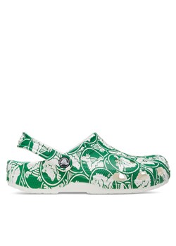Klapki Crocs Classic Duke Print Clog 210003 Zielony ze sklepu eobuwie.pl w kategorii Klapki damskie - zdjęcie 182064849