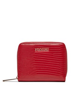 Mały Portfel Damski Puccini BLP838B Czerwony ze sklepu eobuwie.pl w kategorii Portfele damskie - zdjęcie 182065068