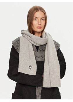Szalik KARL LAGERFELD 246W3306 Szary - id: 8721066111258 - marki Karl Lagerfeld - 182065078 Szalik KARL LAGERFELD 246W3306 Szary ze sklepu eobuwie.pl w kategorii Szaliki i chusty damskie - zdjęcie 182065078