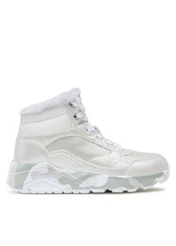 Sneakersy Skechers Uno Lite Camo Dazzle 310485L/SLGY Srebrny ze sklepu eobuwie.pl w kategorii Buty sportowe dziecięce - zdjęcie 182065185