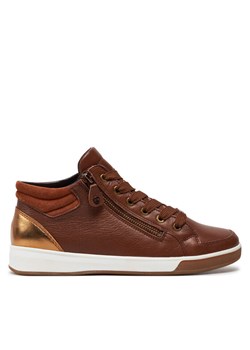 Sneakersy Ara High Soft 12-44499-18 Brązowy ze sklepu eobuwie.pl w kategorii Buty sportowe męskie - zdjęcie 182065226