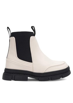 Kozaki Nelli Blu CM230314-1 Écru ze sklepu eobuwie.pl w kategorii Buty zimowe dziecięce - zdjęcie 182065295