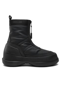 Śniegowce Moon Boot Luna Zip Boot 80D2480010 Czarny ze sklepu eobuwie.pl w kategorii Śniegowce damskie - zdjęcie 182065615