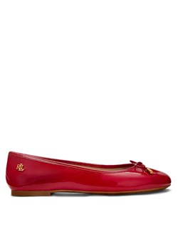 Baleriny LAUREN RALPH LAUREN 802956765002 Czerwony ze sklepu eobuwie.pl w kategorii Balerinki - zdjęcie 182065645