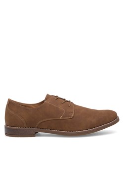 Półbuty Lanetti MYL8428-9 Brązowy ze sklepu eobuwie.pl w kategorii Buty eleganckie męskie - zdjęcie 182065775