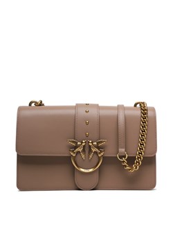Torebka PINKO Love One Classic Cl AI 23-24 PLTT 10053 A0F1 Beżowy ze sklepu eobuwie.pl w kategorii Listonoszki - zdjęcie 182065826