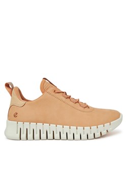Sneakersy ECCO Gruuv  21820361130 Beżowy ze sklepu eobuwie.pl w kategorii Buty sportowe damskie - zdjęcie 182065896