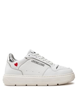 Sneakersy LOVE MOSCHINO JA15144G1LJC210B Biały ze sklepu eobuwie.pl w kategorii Buty sportowe damskie - zdjęcie 182066135