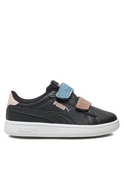 Sneakersy Puma Smash 3.0 395609 04 Czarny ze sklepu eobuwie.pl w kategorii Buty sportowe dziecięce - zdjęcie 182066439