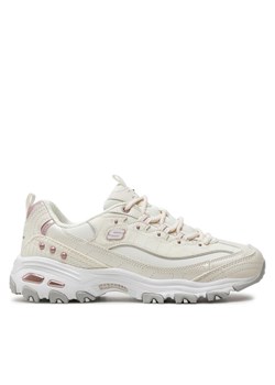 Sneakersy Skechers D'Lites-Ladies Night 149267/WLV Biały ze sklepu eobuwie.pl w kategorii Buty sportowe damskie - zdjęcie 182066667