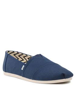 Półbuty Toms Alpargata 10017660 Granatowy ze sklepu eobuwie.pl w kategorii Espadryle męskie - zdjęcie 182066769