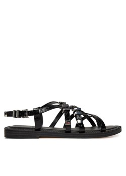 Sandały MICHAEL Michael Kors Darrington 40S5DTFS1L Czarny ze sklepu eobuwie.pl w kategorii Sandały damskie - zdjęcie 182066808