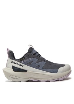 Sneakersy Salomon Elixir Activ Gore-Tex L47526500 Szary ze sklepu eobuwie.pl w kategorii Buty trekkingowe damskie - zdjęcie 182066976