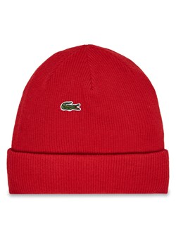Czapka Lacoste RB0003 Czerwony ze sklepu eobuwie.pl w kategorii Czapki zimowe męskie - zdjęcie 182067116