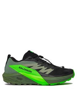 Buty do biegania Salomon Sense Ride 5 L47311100 Czarny ze sklepu eobuwie.pl w kategorii Buty sportowe męskie - zdjęcie 182067119