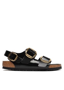 Sandały Birkenstock Milano Big Buckle 1024211 Czarny ze sklepu eobuwie.pl w kategorii Sandały damskie - zdjęcie 182067165
