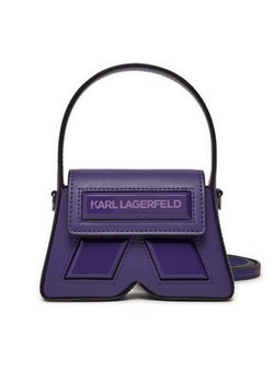 Torebka KARL LAGERFELD 245W3239 Fioletowy ze sklepu eobuwie.pl w kategorii Kuferki - zdjęcie 182067167