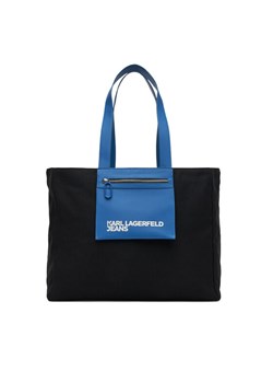 Torebka Karl Lagerfeld Jeans A2W50004 Czarny ze sklepu eobuwie.pl w kategorii Torby Shopper bag - zdjęcie 182067306