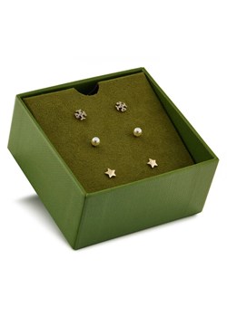 Kolczyki Tory Burch Kira Stud 164115 Złoty ze sklepu eobuwie.pl w kategorii Kolczyki - zdjęcie 182067627