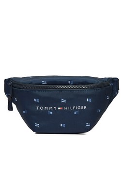Saszetka nerka Tommy Hilfiger Th Essential Aop AU0AU01949 Granatowy ze sklepu eobuwie.pl w kategorii Nerki - zdjęcie 182067686