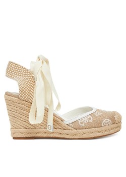 Espadryle Guess FLJCYR FAB04 Beżowy ze sklepu eobuwie.pl w kategorii Espadryle damskie - zdjęcie 182067827