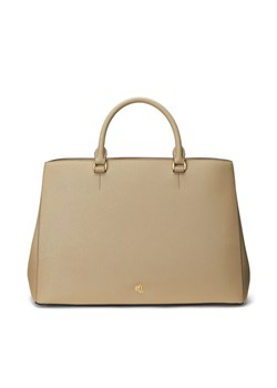 Torebka LAUREN RALPH LAUREN Hanna 431898556023 Beżowy ze sklepu eobuwie.pl w kategorii Torby Shopper bag - zdjęcie 182068126