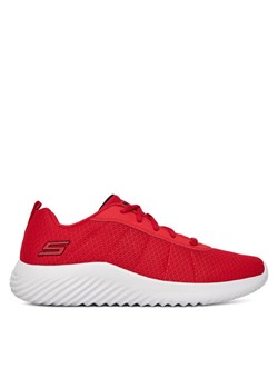 Sneakersy Skechers BOUNDER 403745L Czerwony ze sklepu eobuwie.pl w kategorii Buty sportowe damskie - zdjęcie 182068209
