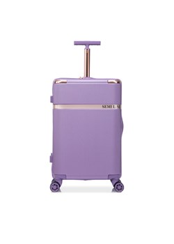 Walizka średnia Semi Line T5916-3 Fioletowy ze sklepu eobuwie.pl w kategorii Walizki - zdjęcie 182068246