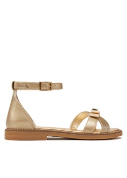 Sandały Tommy Hilfiger Sandal T4A2-33943-0572 S Złoty ze sklepu eobuwie.pl w kategorii Sandały dziecięce - zdjęcie 182068629