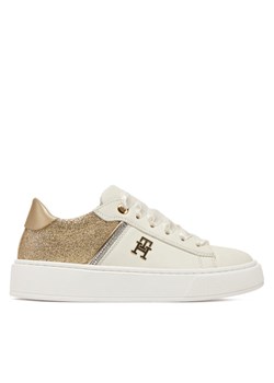 Sneakersy Tommy Hilfiger Low Cut Lace-Up Sneaker T4A9-33935-1281 M Biały - id: 0000305128645 - marki Tommy Hilfiger - 182068728 Sneakersy Tommy Hilfiger Low Cut Lace-Up Sneaker T4A9-33935-1281 M Biały ze sklepu eobuwie.pl w kategorii Buty sportowe dziecięce - zdjęcie 182068728