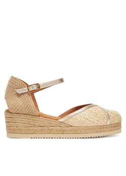 Espadryle Unisa Chat 25 Rfo Beżowy ze sklepu eobuwie.pl w kategorii Espadryle damskie - zdjęcie 182068869
