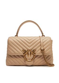 Torebka PINKO Love Lady Puff Classic Cl PE 25 PLTT 100043 A0GK Beżowy ze sklepu eobuwie.pl w kategorii Torebki damskie - zdjęcie 182068968