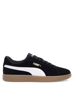 Sneakersy Puma SMASH 3.0 SD JR 39203512 Czarny ze sklepu eobuwie.pl w kategorii Trampki dziecięce - zdjęcie 182069067