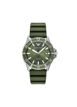 Zegarek Emporio Armani World Explorer AR11638 Zielony ze sklepu eobuwie.pl w kategorii Zegarki - zdjęcie 182069217