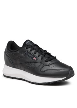 Sneakersy Reebok Classic Leather GW9704 Czarny ze sklepu eobuwie.pl w kategorii Buty sportowe damskie - zdjęcie 182069445