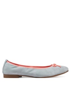 Baleriny Tamaris 1-22166-44 Błękitny ze sklepu eobuwie.pl w kategorii Balerinki - zdjęcie 182069637