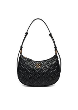 Torebka PINKO Half Moon Mini Fl . AI 24-25 PLTT 102790 A1YB Czarny ze sklepu eobuwie.pl w kategorii Torebki damskie - zdjęcie 182069658