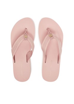 Japonki Tommy Hilfiger Hilfiger Webbing Beach Sandal FW0FW08515 Różowy ze sklepu eobuwie.pl w kategorii Klapki damskie - zdjęcie 182069818