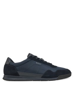 Sneakersy BOSS Titanium 50536524 Granatowy ze sklepu eobuwie.pl w kategorii Buty sportowe męskie - zdjęcie 182069837
