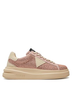 Sneakersy Guess FLPELB SUE12 Różowy ze sklepu eobuwie.pl w kategorii Buty sportowe damskie - zdjęcie 182069929