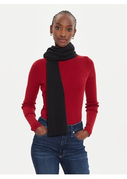 Szalik Calvin Klein Embroidery Fine K60K612601 Czarny ze sklepu eobuwie.pl w kategorii Szaliki i chusty damskie - zdjęcie 182069976