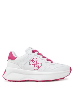 Sneakersy Guess FLPLUC ELE12 Biały ze sklepu eobuwie.pl w kategorii Buty sportowe damskie - zdjęcie 182070127
