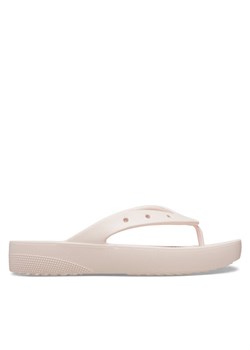 Japonki Crocs Classic Platform Flip W 207714 Różowy ze sklepu eobuwie.pl w kategorii Klapki damskie - zdjęcie 182070308