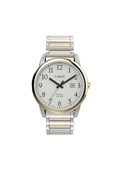 Zegarek Timex Easy Reather Classic TW2W52100 Biały ze sklepu eobuwie.pl w kategorii Zegarki - zdjęcie 182070398
