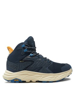 Trekkingi Hoka Anacapa 2 Mid GTX GORE-TEX 1141633 Granatowy ze sklepu eobuwie.pl w kategorii Buty trekkingowe męskie - zdjęcie 182070409