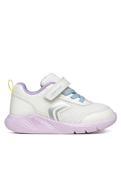 Sneakersy Geox B Sprintye Girl B454TD 01454 C0653 Biały ze sklepu eobuwie.pl w kategorii Buty sportowe dziecięce - zdjęcie 182070477