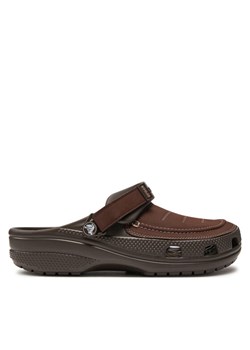 Klapki Crocs Yukon Vista Ii Lr Clog M 207689 Brązowy ze sklepu eobuwie.pl w kategorii Klapki męskie - zdjęcie 182070896