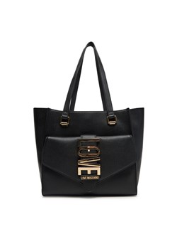 Torebka LOVE MOSCHINO JC4225PP0MKC0000 Czarny ze sklepu eobuwie.pl w kategorii Torby Shopper bag - zdjęcie 182071016
