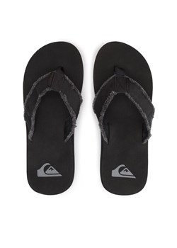 Japonki Quiksilver AQYL100047 Czarny ze sklepu eobuwie.pl w kategorii Klapki męskie - zdjęcie 182071099