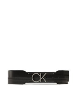 Pasek Damski Calvin Klein Re-Lock Mix Waist Belt 50Mm K60K610790 Czarny ze sklepu eobuwie.pl w kategorii Paski damskie - zdjęcie 182071206